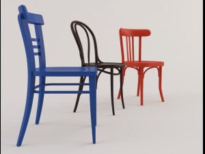 bar cafeteria chairs Model 3D