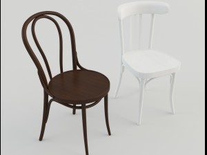 bar cafeteria chairs Model 3D