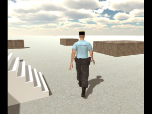 французький поліцейський 3D Модель