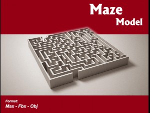 maze model 3D Model