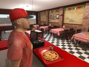 pizzeria interior 3D Модель