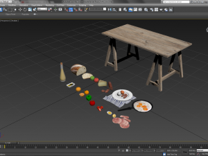 mediterranian food 2 3D Model