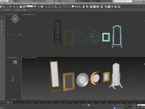 mirrors pack 3D Model