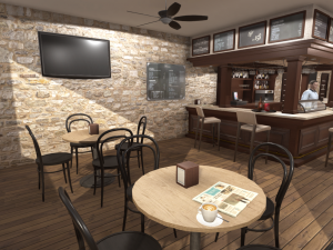 cafeteria interior 3D Модель