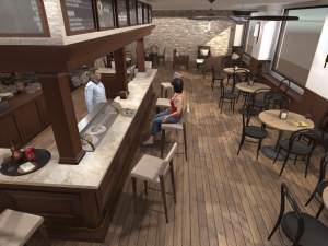 cafeteria interior 3D Модель