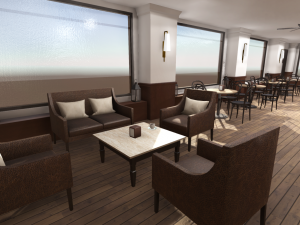 cafeteria interior 3D Модель