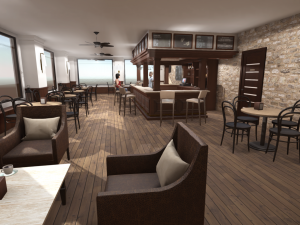 cafeteria interior 3D Модель