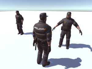spanish policeman 3D Model