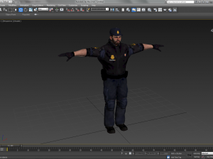 spanish policeman 3D Model