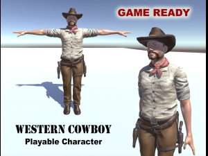 western cowboy 3D Модель