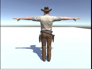 western cowboy 3D Model