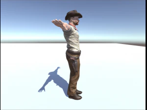 western cowboy 3D Model