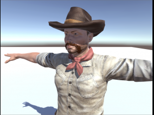 western cowboy 3D Модель