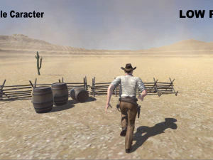 western cowboy 3D Model