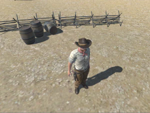 western cowboy 3D Model
