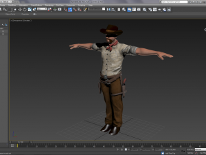 western cowboy 3D Модель