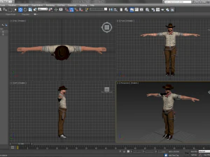 western cowboy 3D Model