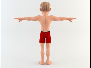 cartoon man 1 3D Модель