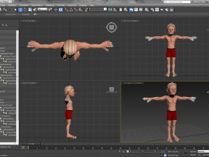 cartoon man 1 3D Модель