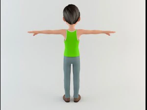 cartoon man 2 3D Model