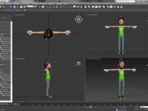 cartoon man 2 3D Model