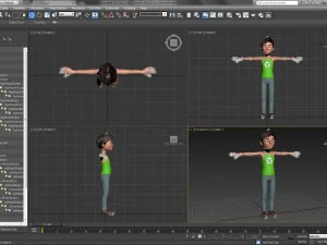 cartoon man 2 3D Model