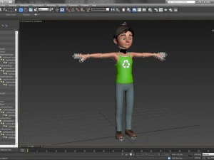 cartoon man 2 3D Model