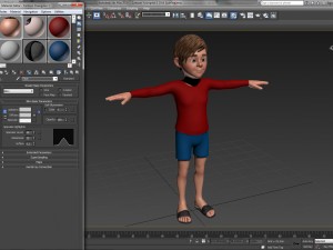 cartoon youngster 1 Model 3D