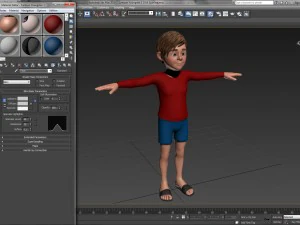 cartoon youngster 1 3D Model
