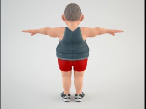 cartoon man 3 Model 3D