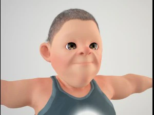 cartoon man 3 3D Model