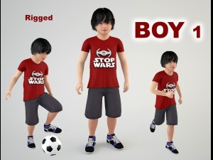 Boy 1 Model 3D