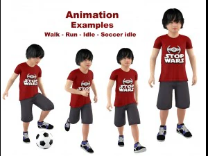 Boy 1 3D Model