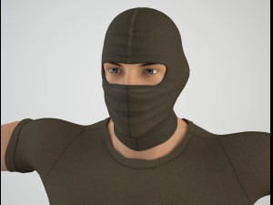 mercenary soldier 1 Modèle 3D