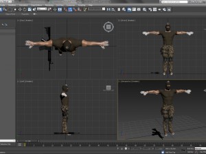 mercenary soldier 1 Modèle 3D