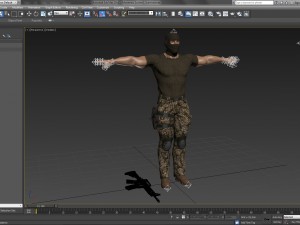 mercenary soldier 1 Modèle 3D