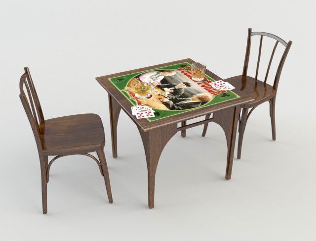 table chairs - tavern bar 3D 모델 .c4d .max .obj .3ds .fbx .stl .blend 