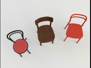 bar cafeteria chairs 2 3D-Modell