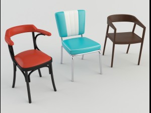 bar cafeteria restaurant 3D Model