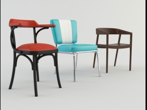 bar cafeteria restaurant 3D Model