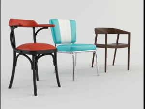 bar cafeteria restaurant 3D Model