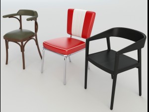 bar cafeteria restaurant 3D Model