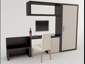 hotel furniture 3D Модель