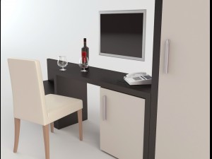 hotel furniture 3D Модель