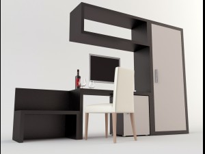 hotel furniture 3D Модель