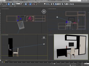 hotel furniture 3D Модель