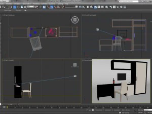 hotel furniture 3D Model