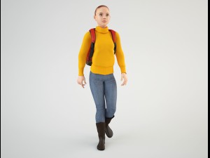 teenager student 1 3D Model