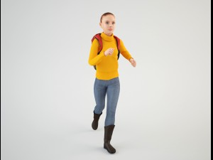 teenager student 1 3D Model
