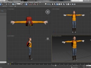 teenager student 1 3D Model